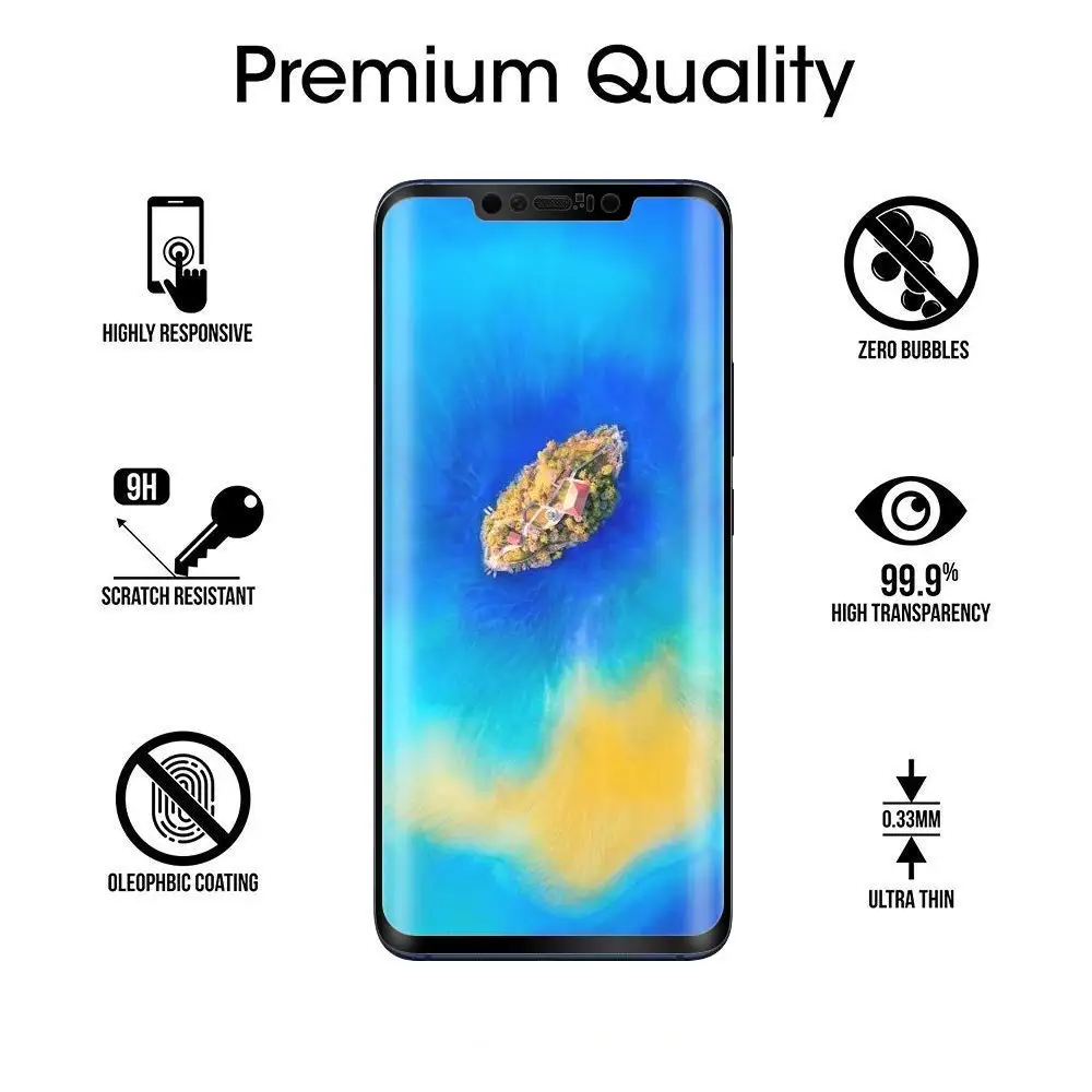 Закаленное стекло 9D для Huawei Honor 7A Pro Защита экрана 7C Y5 Prime 2018 полноэкранная