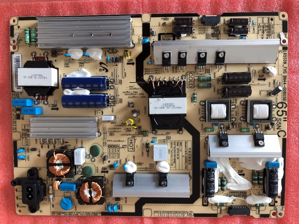 

New original for Samsung UA65JU5900JXXZ Power Board BN44-00805B L65S5N_FHSC