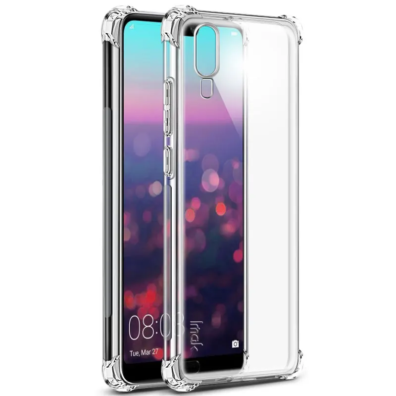 IMAK for HUAWEI P20 TPU Case Airbag Cover Shockproof Back Soft Silicone + Screen Protector |