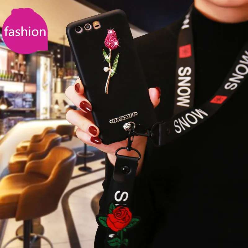 Чехол для телефона с ремешком и веревкой чехол Huawei P smart 2019 P10 plus P20 Pro mate 20 10 lite 6C honor 9
