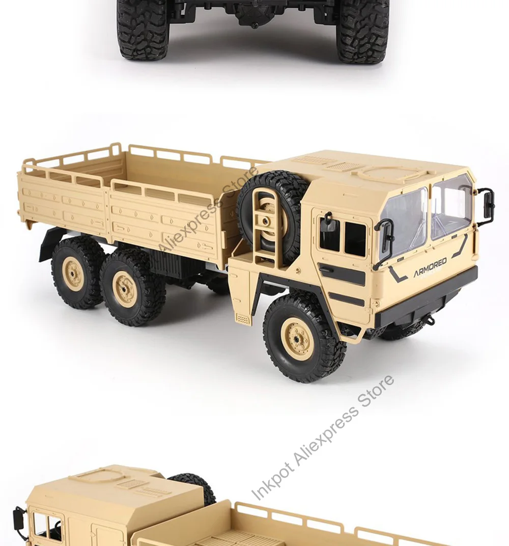 JJR/C JJRC Q64 1:16 2,4G 6WD RC автомобиль военный грузовик внедорожный Рок Гусеничный 6 колес RC гоночный багги грузовик игрушки для детей
