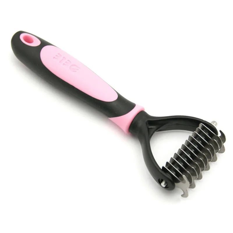 Профессиональная расческа для собак щетка ухода за животными кошками мехом с