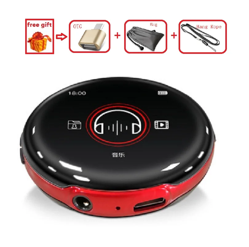 2021 оригинальный спортивный мини MP3 плеер RUIZU M1 с Bluetooth Портативное аудио 8 ГБ Built in