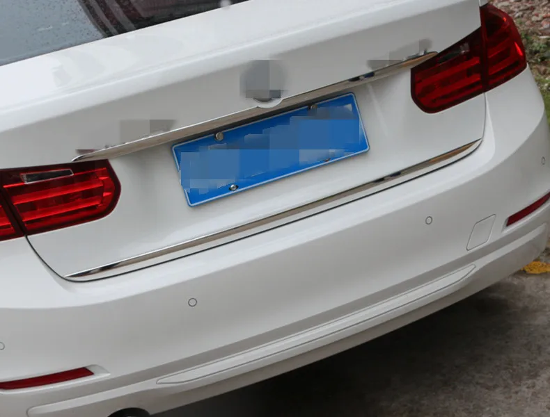 Для BMW 3 серии 316i 318i 320i 330i F30 защитная накладка на багажник задний бампер Защитная