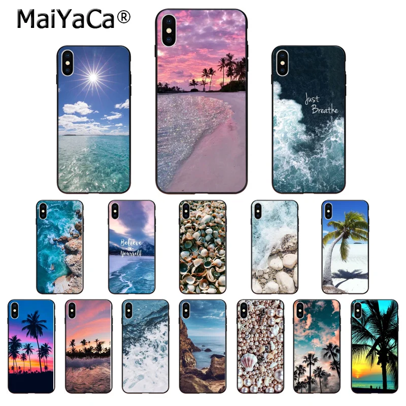 Силиконовый чехол MaiYaCa для iPhone 8 7 6 6S Plus 5 5S SE XR X XS MAX|Чехлы-накладки| |