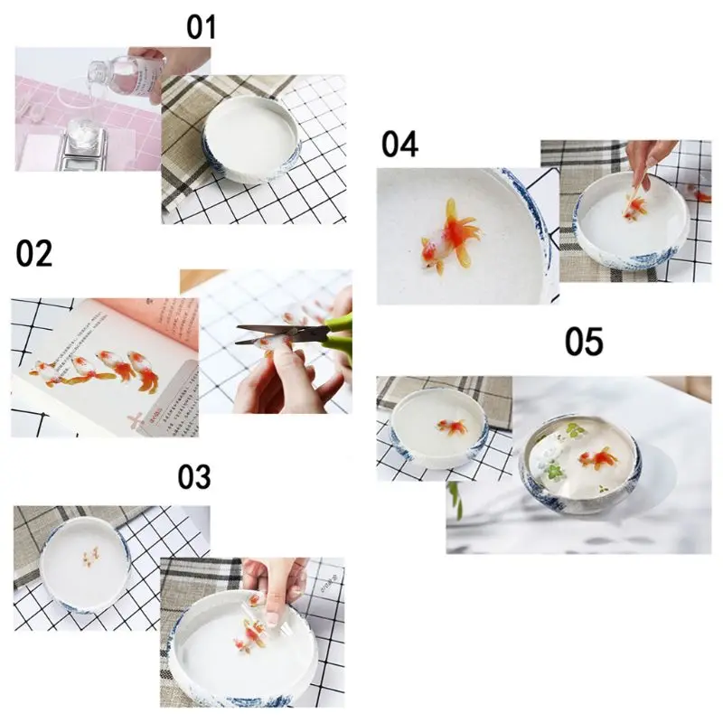 

UV Resin Epoxy Resin Crafts Materials Filler Sticker Floral Colorful Translucent Crystal Animal Landscape DIY Jewelry Making Too