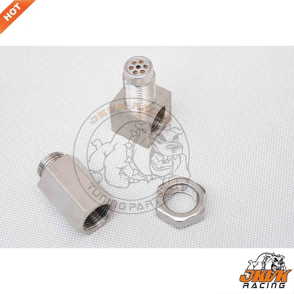 JKVK Racing Mini cat для сенсора 02 bung 90 градусов|Выхлопной коллектор| |