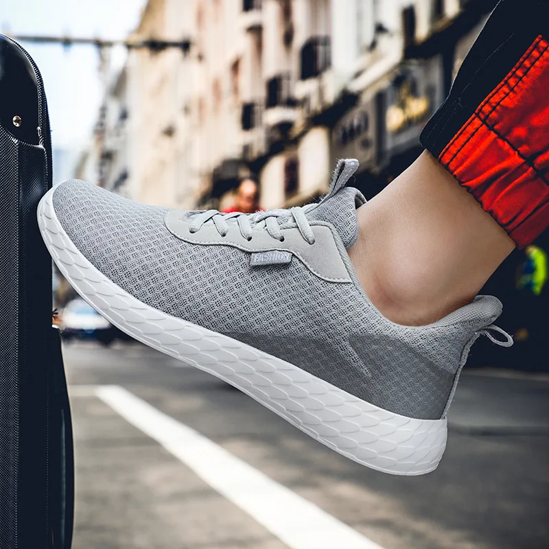 Легкие кроссовки Flyknit Мужская обувь дышащая уличная удобная спортивная мужская