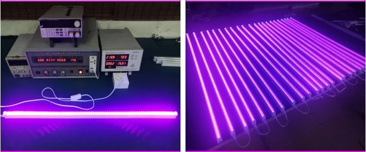 [Семь Неоновые] T8 1,2 м 24 Вт 144 светодиодный 395NM-400NM SMD2835 Светодиодный УФ черный светильник диджей бар КТВ светодиодный UV светильник трубка светодиодный УФ гелевого маникюра, лечебная трубка лампы