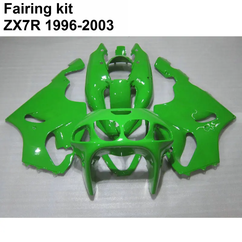 

Комплект обтекателей для Kawasaki Ninja ZX7R 96 97-03, комплект зеленых обтекателей ZX7R 1996 1997 1998-2003 OT26