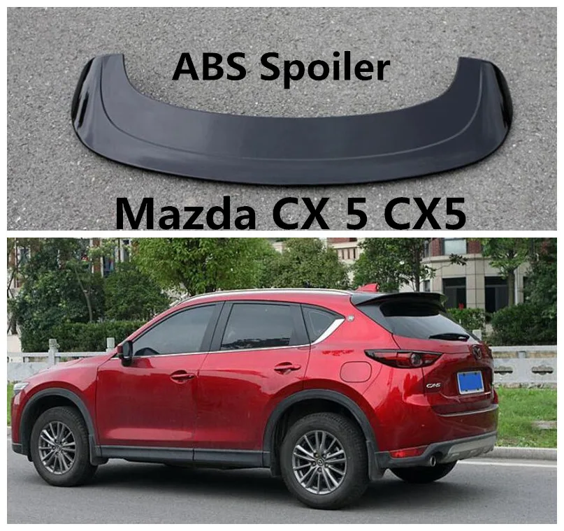 Спойлер для Mazda CX 5 CX5 2016 2017 2018 2019 2020 Высокое качество ABS Спойлеры автомобильные