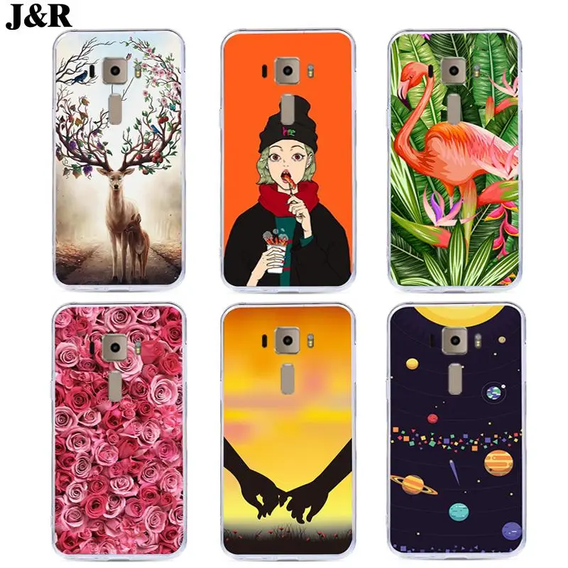 J &amp R милый чехол для телефона с кошкой Asus Zenfone 3 Laser ZC551KL ZC ZC551 551 551KL KL мягкий