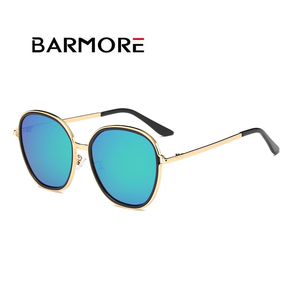 Barmore 2018 Мода Завышение женские солнцезащитные очки поляризованные прямоугольник
