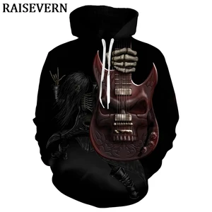 Хард рок тяжелый металл череп 3D толстовки Толстовка мужская женская верхняя одежда пуловеры джемперы с капюшоном спортивные костюмы мужские топы уличная одежда EUR