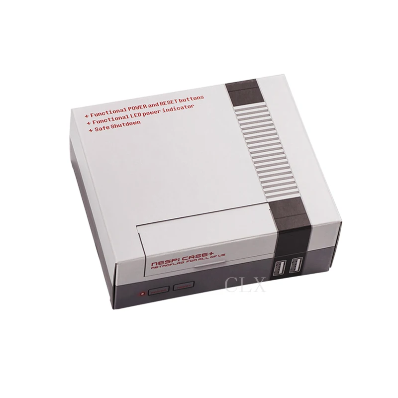 Чехол NESPI + плюс комплект с вентилятором 2 игровых контроллера радиатор для Raspberry Pi