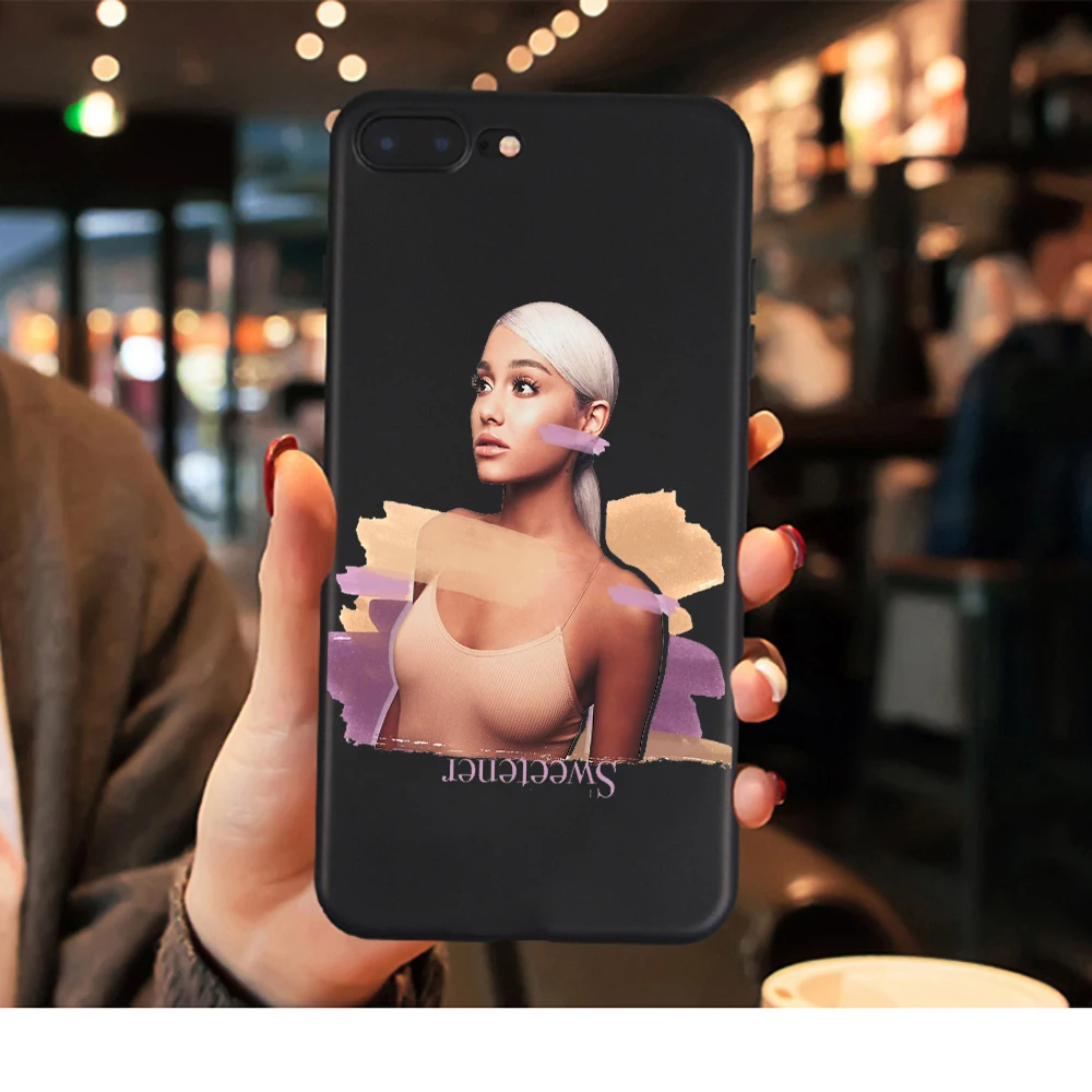 18725 Ariana Grande God is a woman чехол для телефона для iphone X XR XS Max 8 7 6s 6 Plus 5S God is a woman черный мягкий силиконовый чехол для iphone x - Цвет: 18725