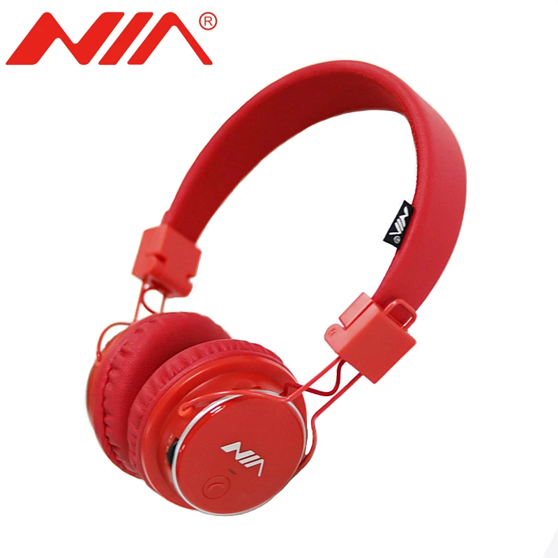 NIA Q8 оригинальный Беспроводной Bluetooth наушники Многофункциональный складной стерео с микрофоном Поддержка TF