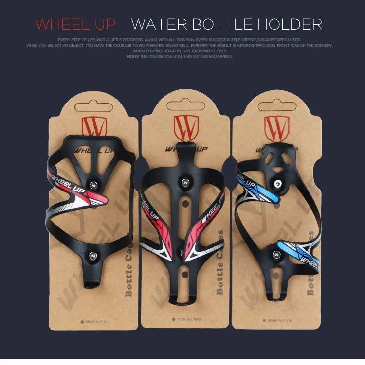 WHEEL UP ультра света алюминиевого сплава велосипедов бутылки воды держатель MTB дорога горный велосипед бутылки кейдж гора аксессуары велоспорт крепление для на велосипед флягодержатель