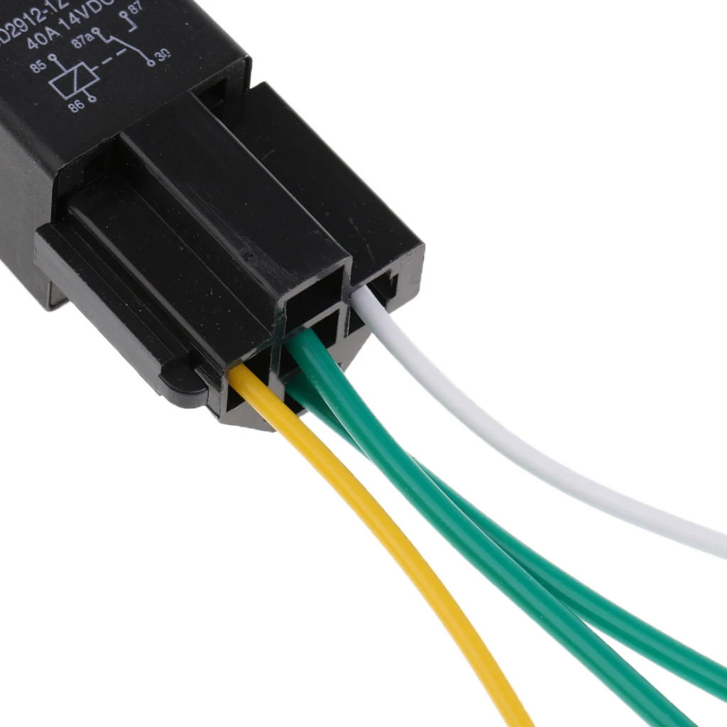 Автомобильный Грузовик 4 Pin 12V 40 Amp SPDT NC реле и разъем жгута | Обустройство дома