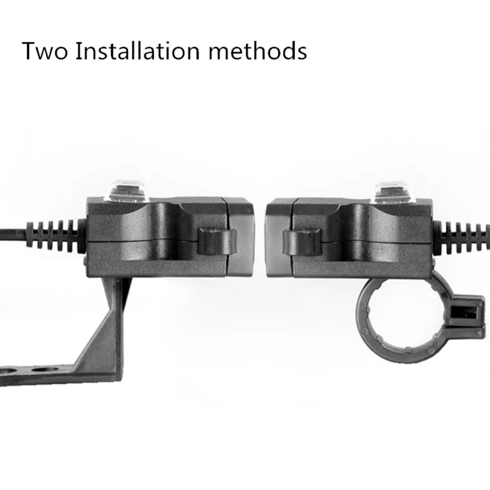 Водонепроницаемый Dual USB Порты и разъёмы 12V мотоциклов Зарядное устройство розетка с выключателем и крепления зарядка для телефонов планшетов gps