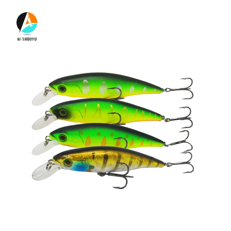 2019 новая жесткая Рыболовная Приманка Minnow 95 мм 14 г приманка с 2 рыболовными