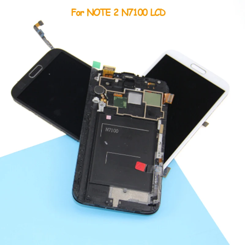ЖК дисплей для samsung Galaxy Note 2 N7100 сенсорный с дигитайзером замена дисплея черный