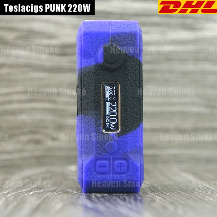 DHL 10 шт. * Teslacigs панк 220 Вт Силиконовый чехол Чехол рукава кожи VS Ijoy Diamond PD270/Smok Mag 225