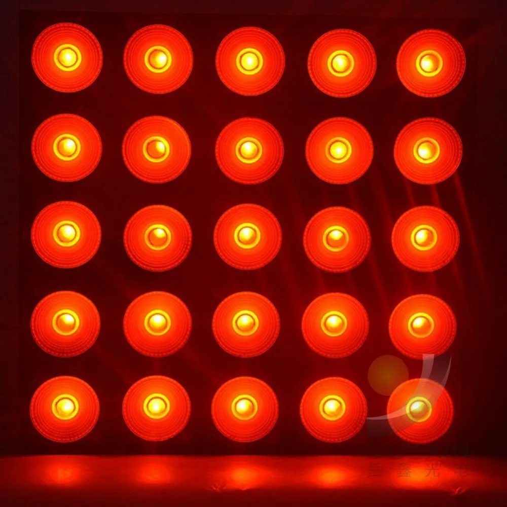 25x30 Вт светодиодная Матрица Блиндер Пиксельная панель 30 COB RGB 3в1 LED DJ фоновый