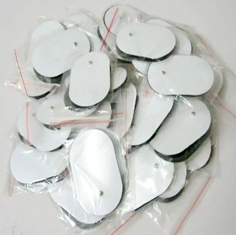30 шт./лот Сменные электродные прокладки для электрического стимулятора/массажер