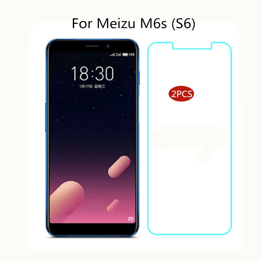 2.5D закаленное Стекло для Meizu M6s (S6) 9 H Высокое качество Взрывозащищенный Защитная