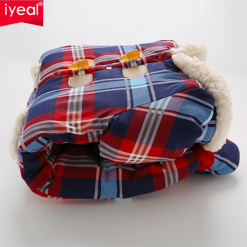 Рождественская одежда для маленьких девочек IYEAL зимние комбинезоны детский