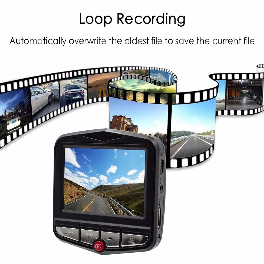 Новый оригинальный автомобильный мини видеорегистратор Podofo A1 Full HD 1080P g сенсор