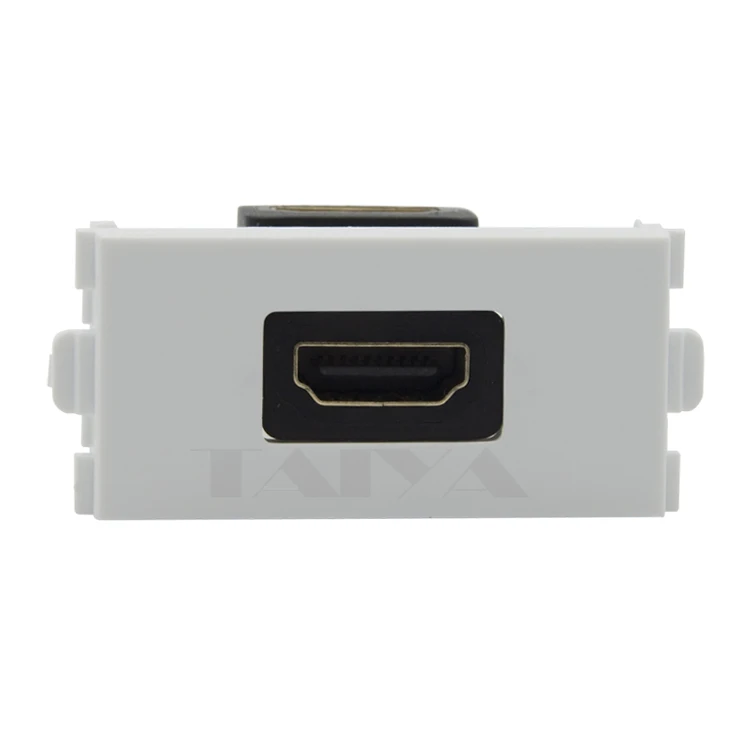90 HDMI Женский к женскому разъему с угловой боковой HDMI настенная пластина