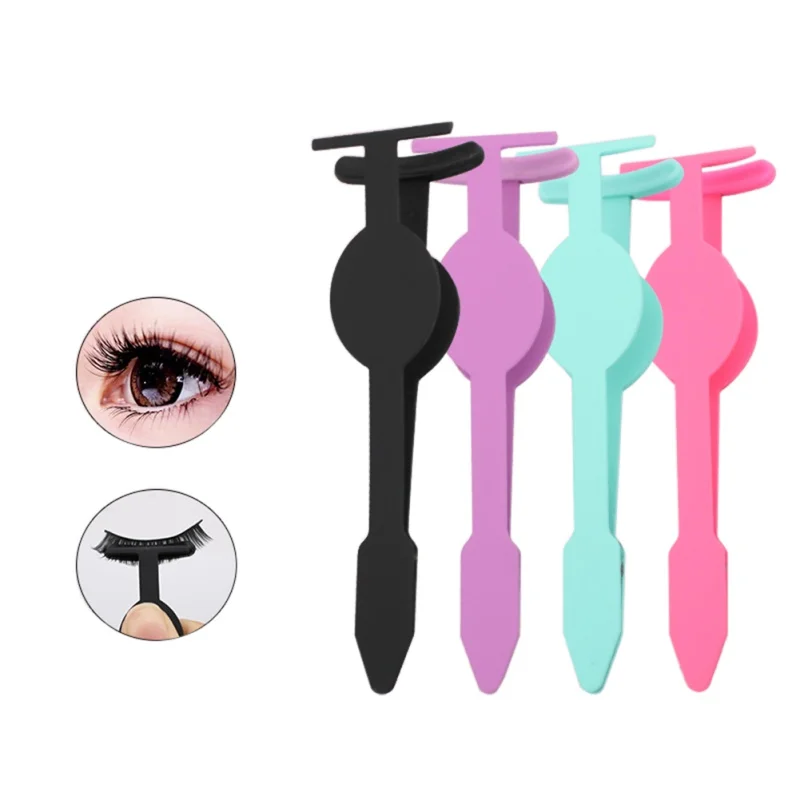 Женский зажим для наращивания ресниц силиконовый пинцет макияжа|Инструменты