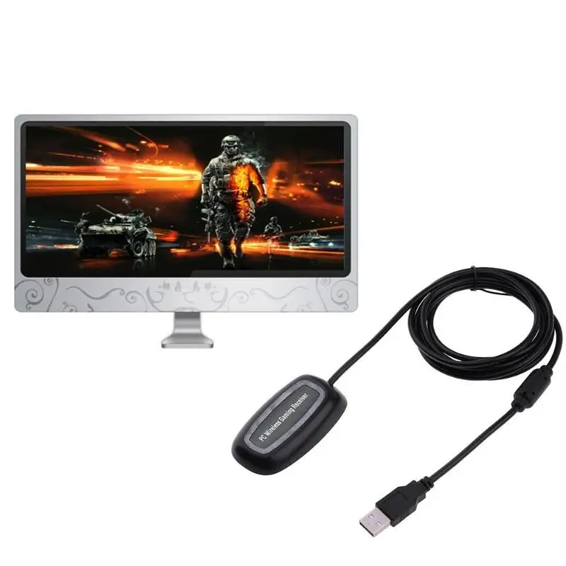Беспроводной ПК USB 2 0 приемник для контроллера Xbox 360 игровой USB-приемник адаптер