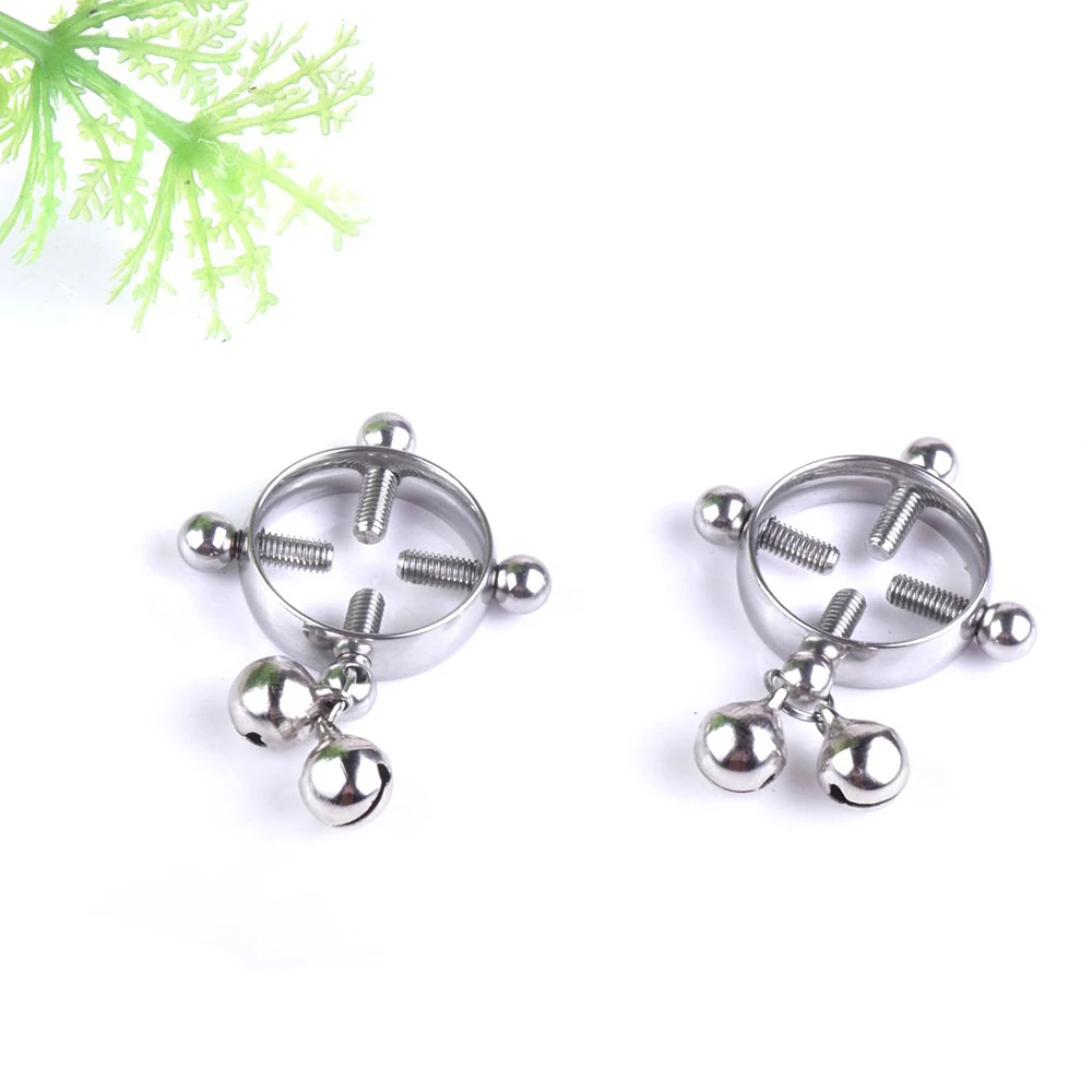 1 пара экзотических аксессуаров Серебряная цепочка Фетиш зажимы для сосков