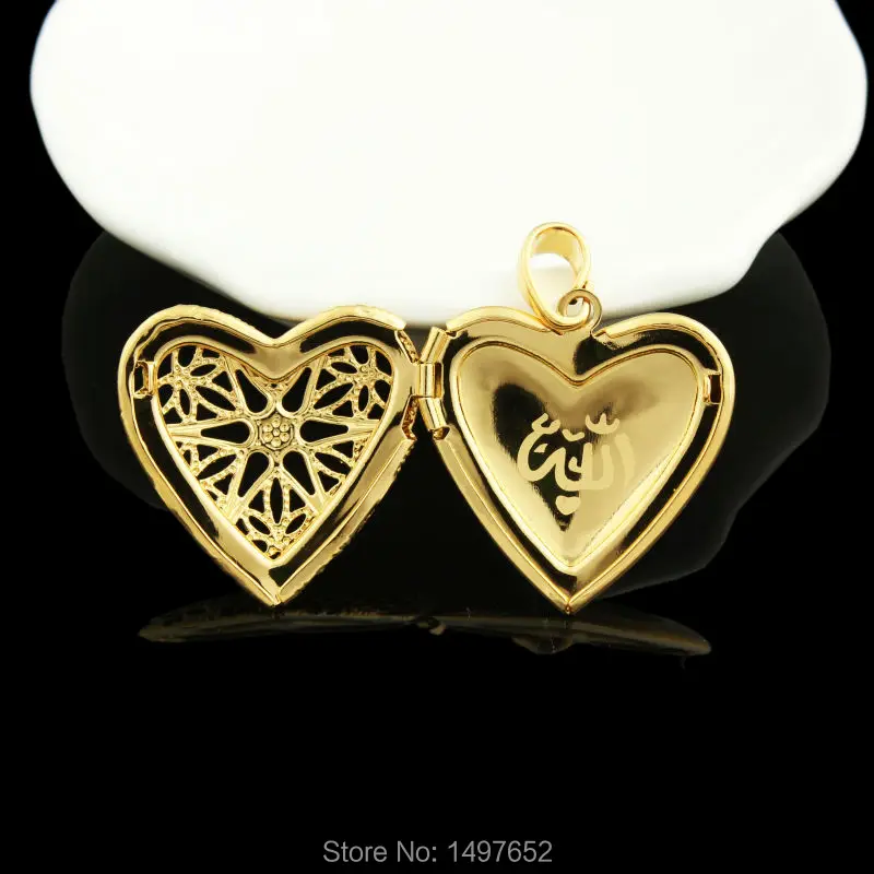 Новое поступление 2017 подвески в форме сердца для женщин золотой цвет 18 карат