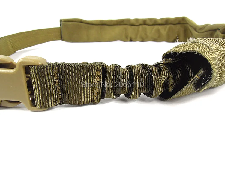 

Hot sell Tactical One 1 Point Sling Military Adjustable Nylon Weapon Sling Bungee Rifle Camera Gun Sling Hunting Gun Accessories