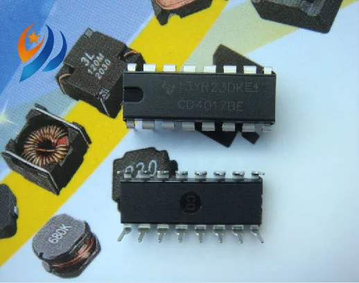 

100PCS CD4017BE DIP16 CD4017 DIP CD4017B DIP-16 new and original IC