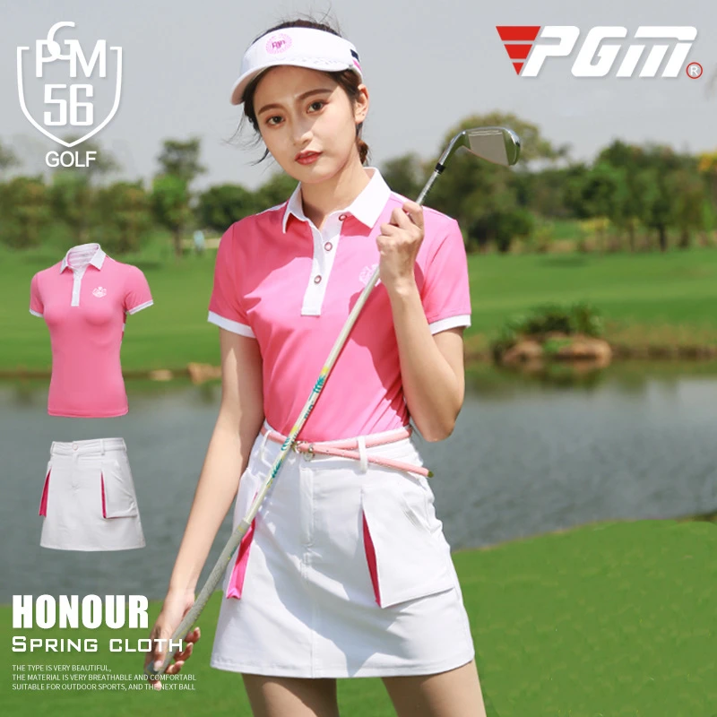Pgm Golf Женская юбка с высокой талией спортивные короткие юбки для тенниса фитнеса