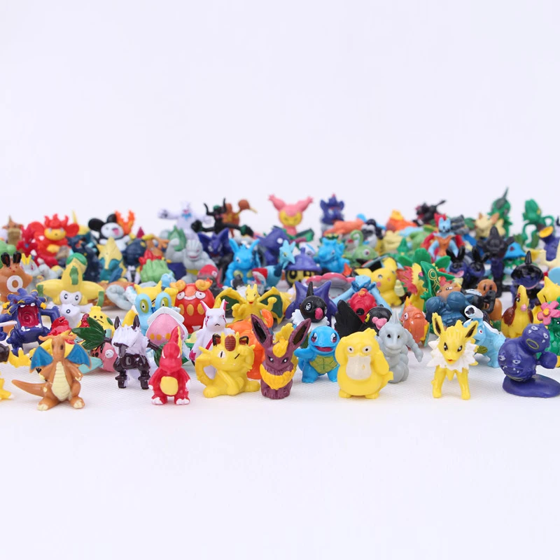 Pikachu 144 шт покебол Torchic Chikorita Blastoise Totodile Mewtwo Pocket фигурка детские игрушки для дня
