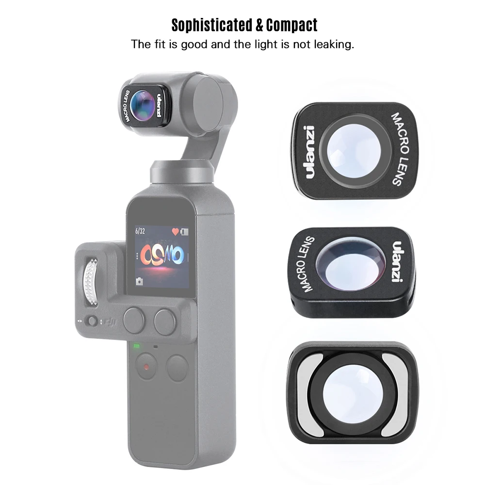 Макрообъектив Ulanzi 10X с магнитной конструкцией для карманной камеры DJI OSMO