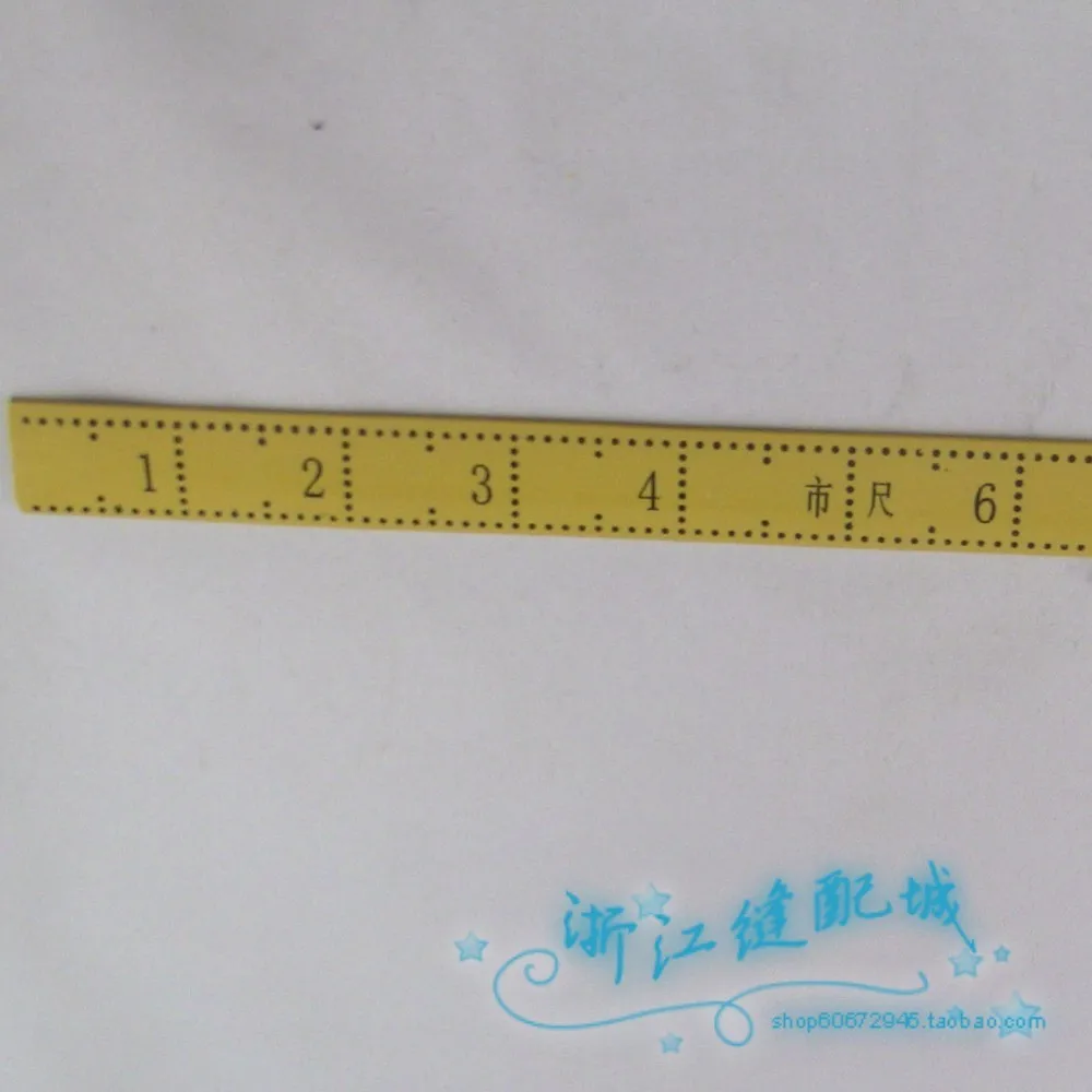 Пластиковая линейка имитация бамбука количество одежды китайская Chi|ruler