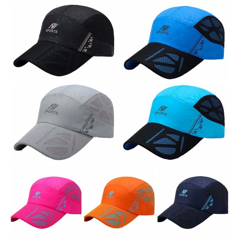 

outdoor sports caps summer riding sunscreen breathable mesh cap spring travel 2018 men's and women's