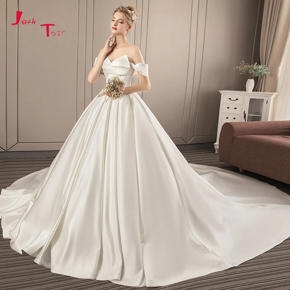 Vestido Casamento 2019 индивидуальный заказ кружевной вырез лодочкой сзади с коротким