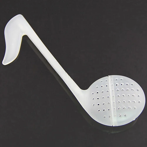 1 шт Чай ложка Infuser Фильтр креативные милые Музыка Примечание Мода удобство Чай листьев чайная ложка с фильтром для заварки