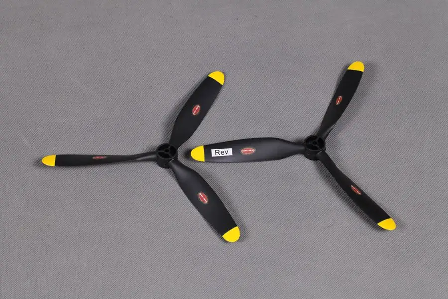FMS 1400 мм 1 4 м B25 B 25 Propeller 9x6 5 (3 лезвия CW & CCW) FMSPROP008 радиоуправляемый самолет вертолет