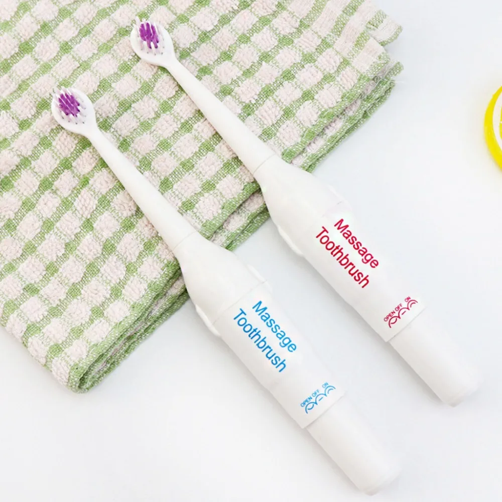 Электрическая массажная зубная щетка для взрослых с 3 сменными головками на