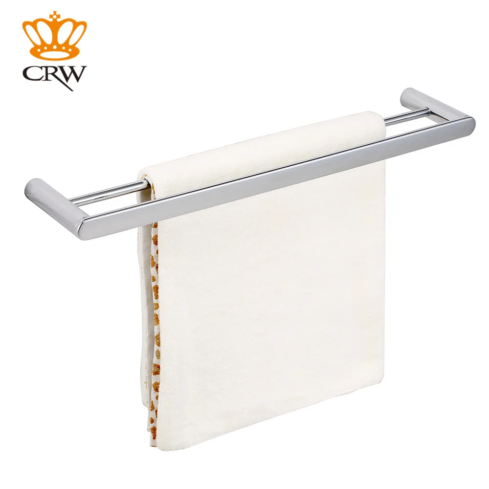 CRW 60 см Медь двойной бар вешалка для полотенец 73002 полотенце штанга однорамная