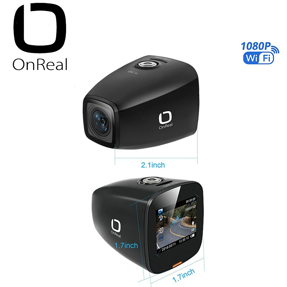 OnReal A3GPS Автомобильный видеорегистратор камера для автомобиля Магнитный